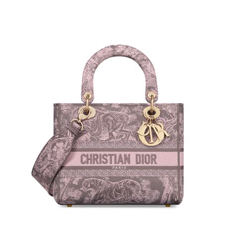 grote dior tas|Middelgrote Lady D.